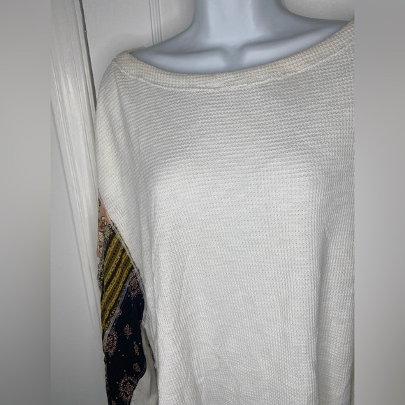 Free People NWT We The Free Blossom Floral Thermal Balloon Sleeves - Picture 7 of 7